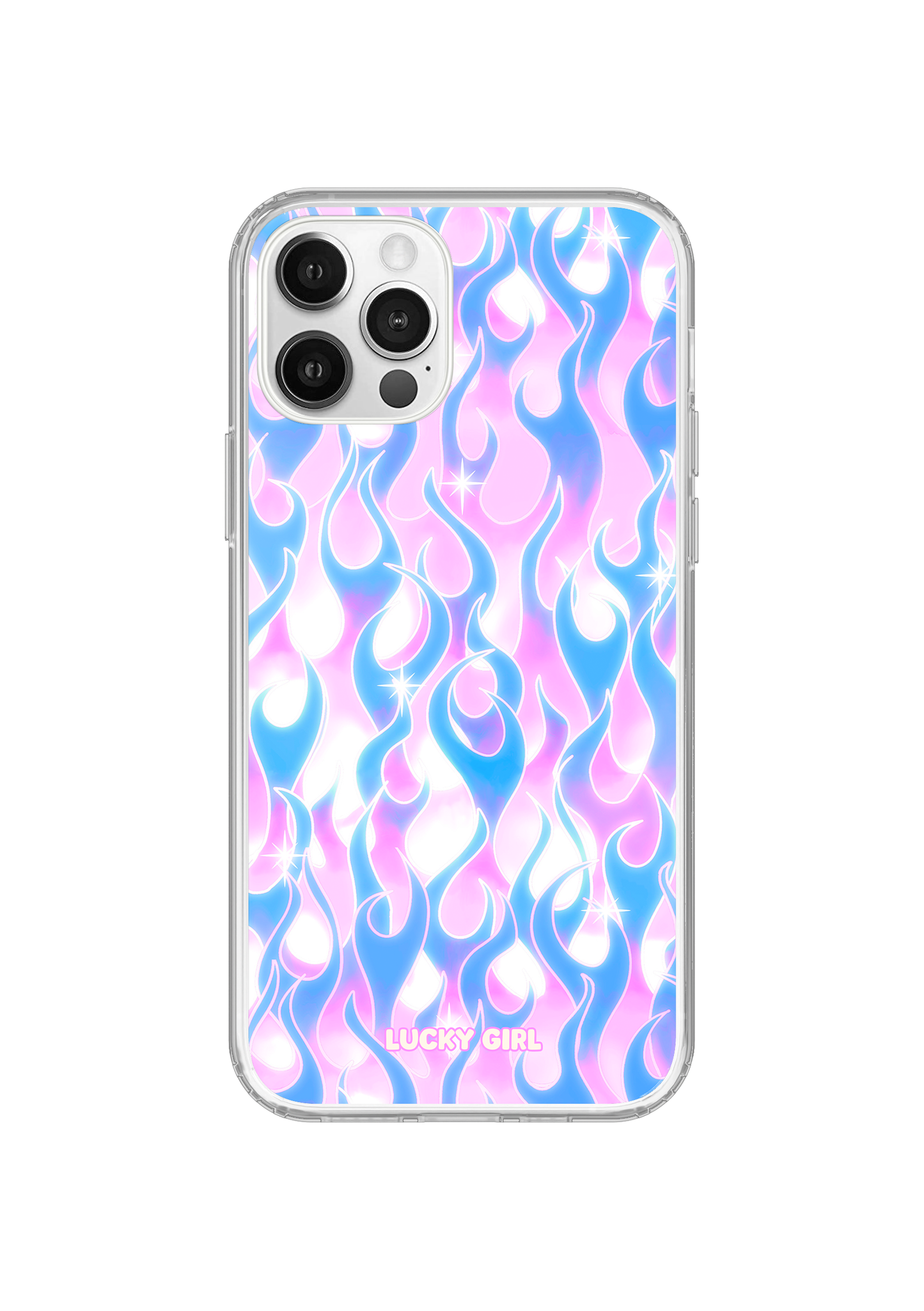 Ultraviolet Flames Clear Case Insert