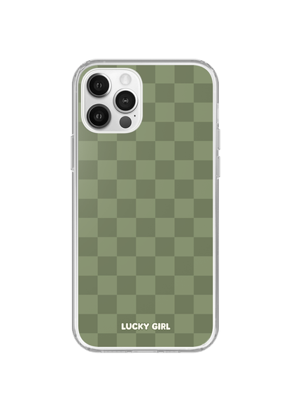 Moss Checkers Clear Case Insert