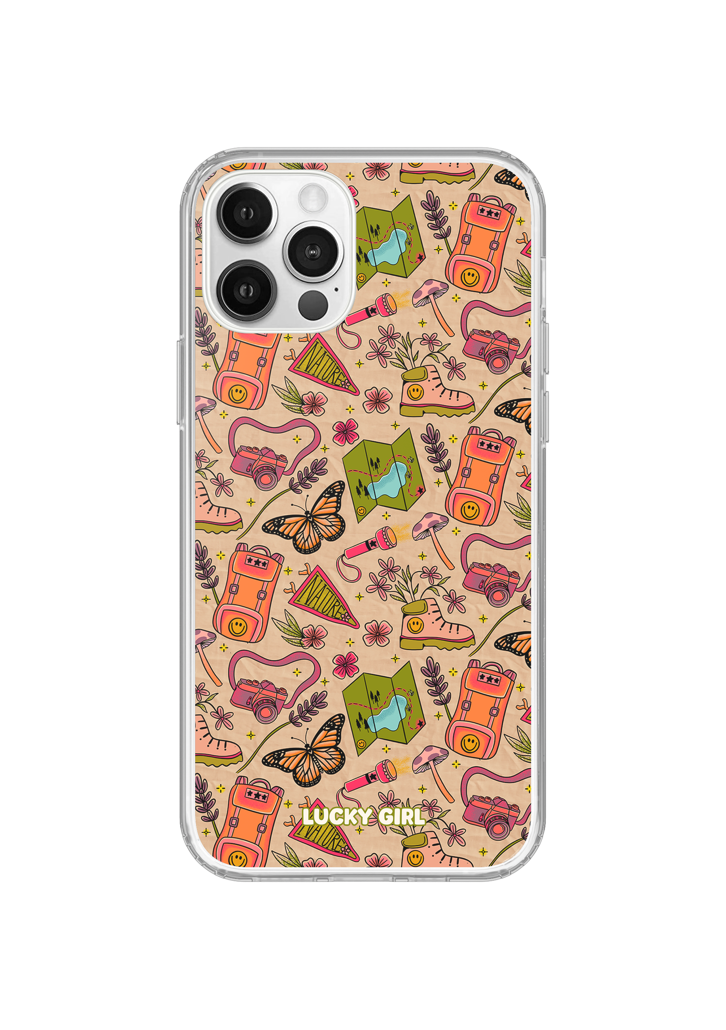 Happy Camper Clear Case Insert