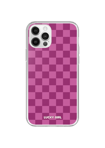 Velvet Checkers Clear Case Insert