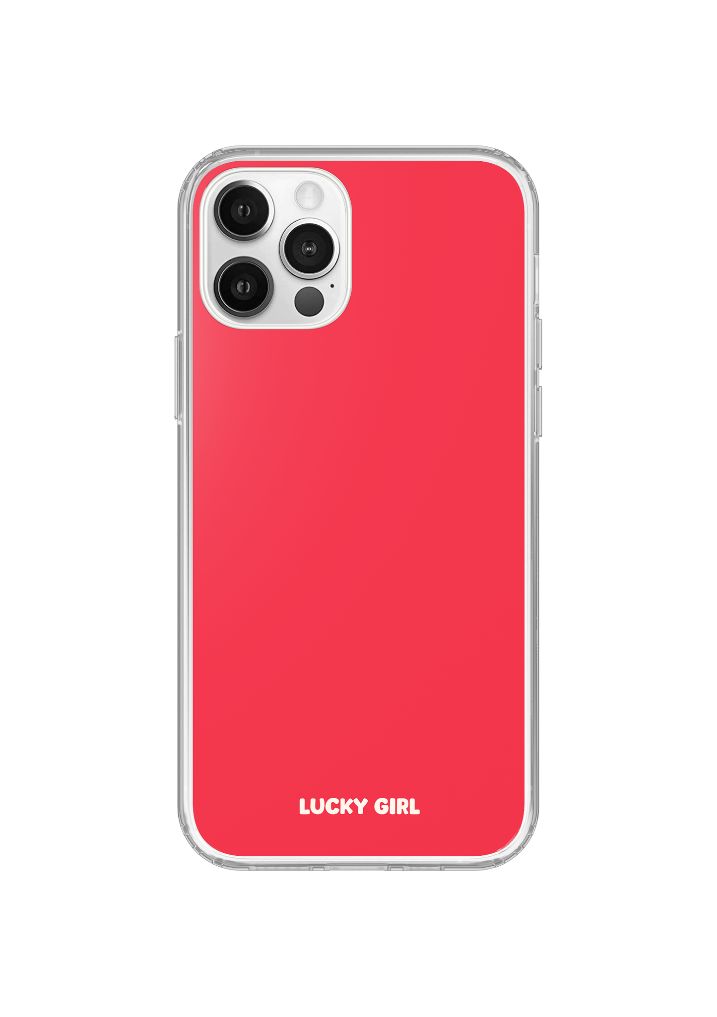 Vermillion Solids Clear Case Insert