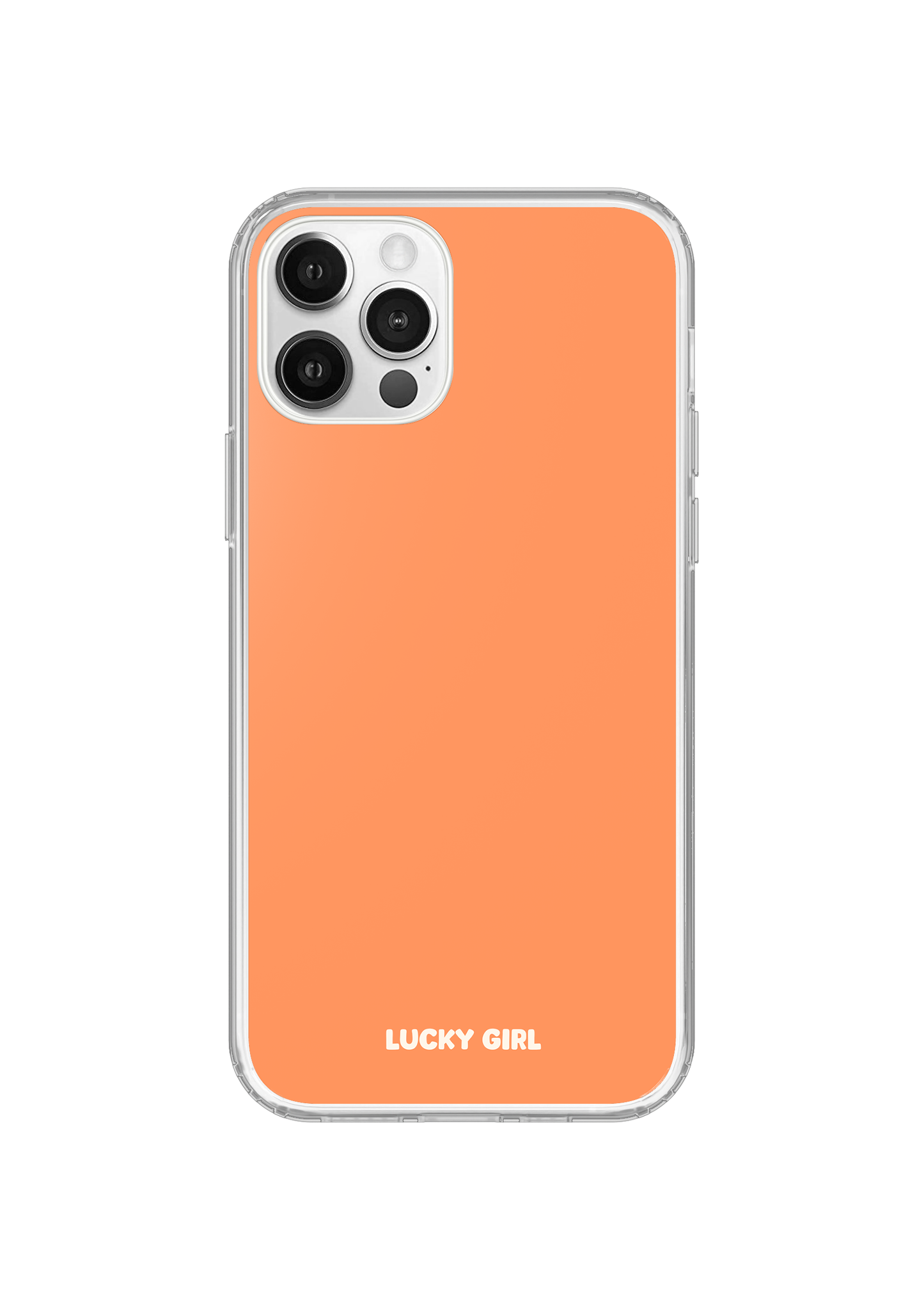 Tangerine Solids Clear Case Insert