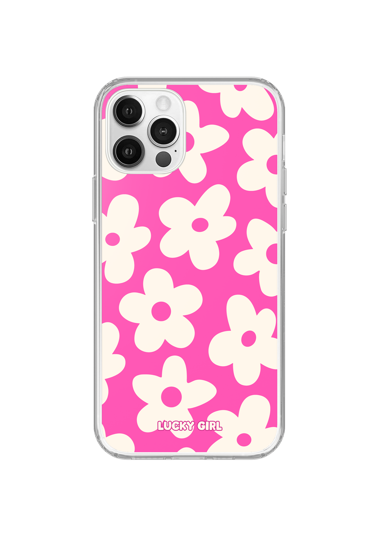 Raspberry Big Blooms Clear Case Insert