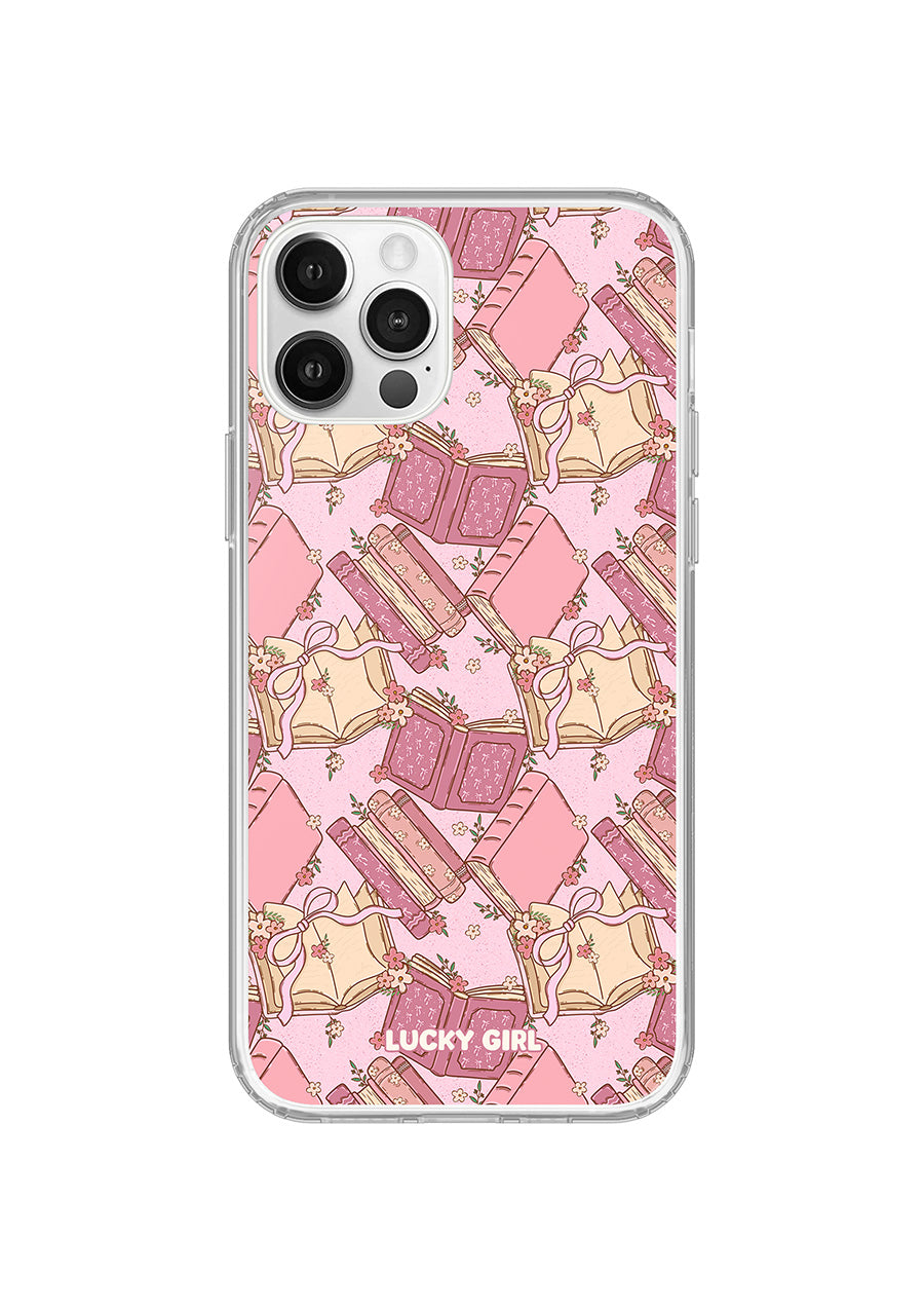 Pink Prose Clear Case Insert
