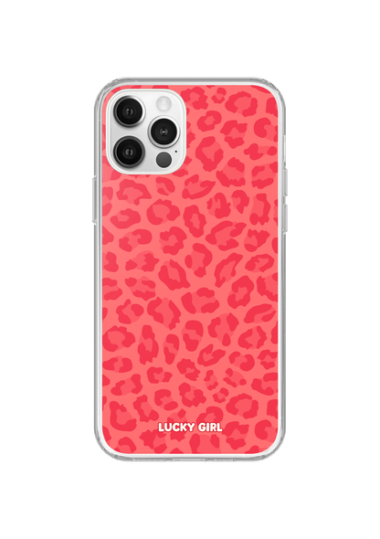 Vermillion Leopard Clear Case Insert