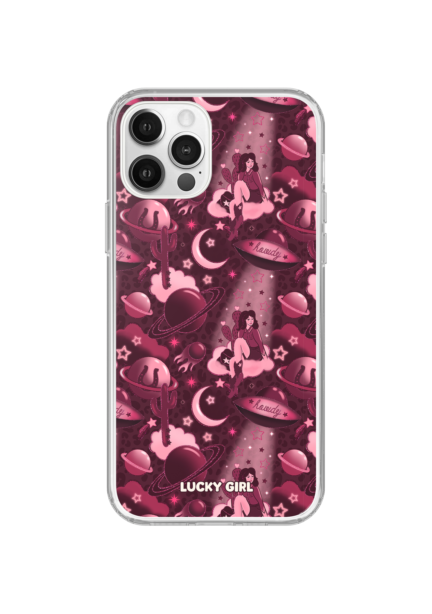 Cosmic Cowgirl Clear Case Insert