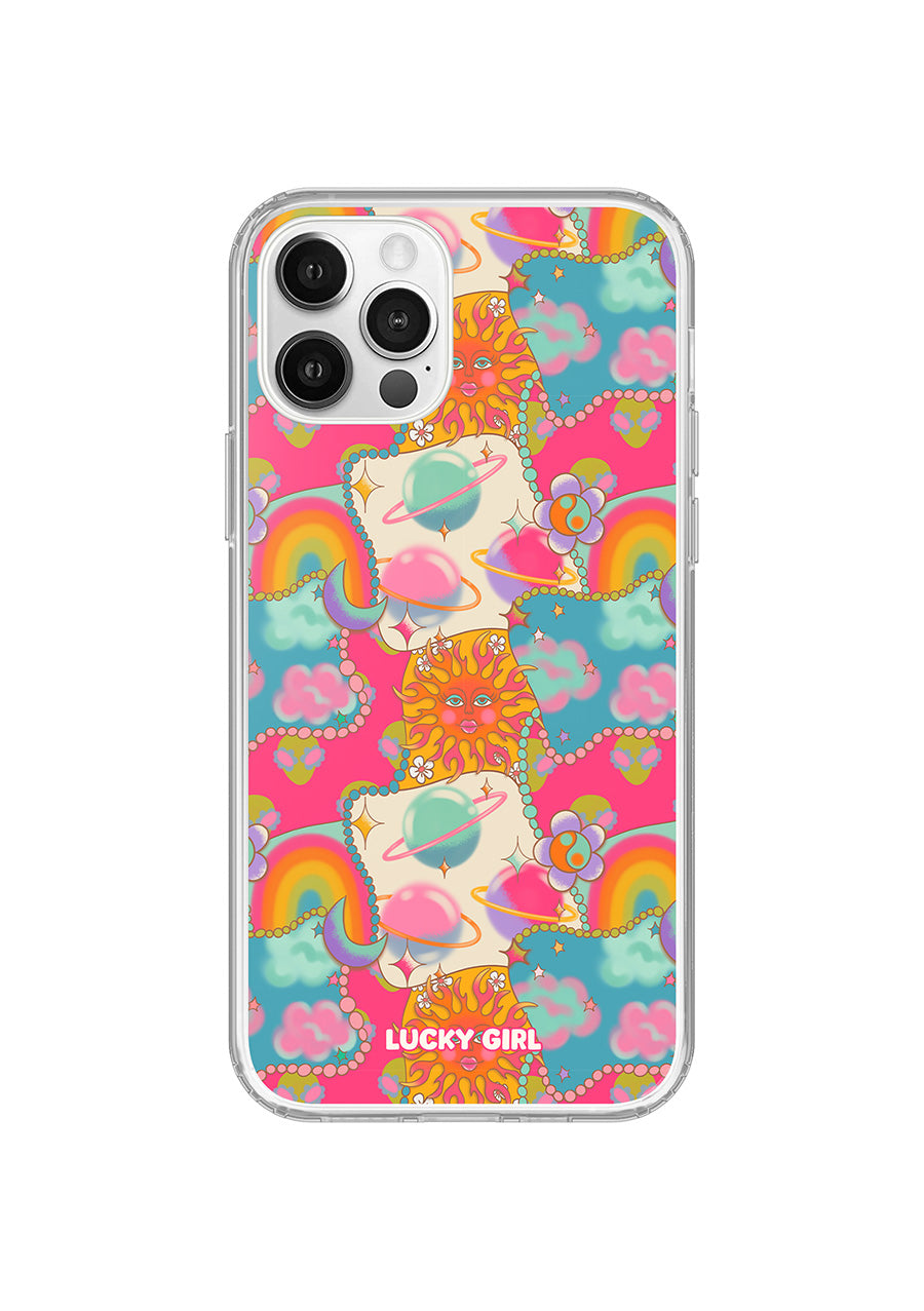 Neon Cosmos Clear Case Insert