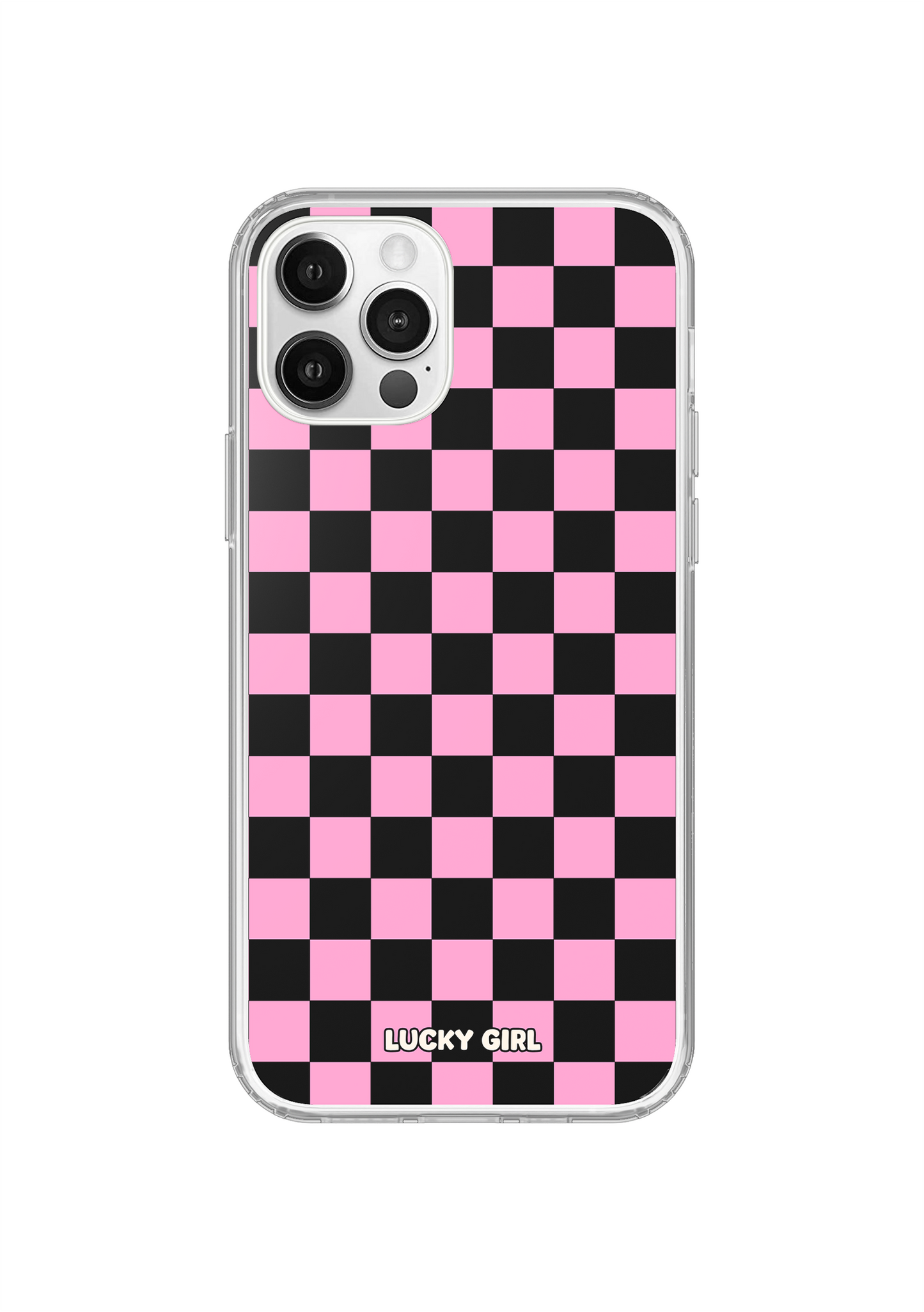 Bubblegum Checkers Clear Case Insert