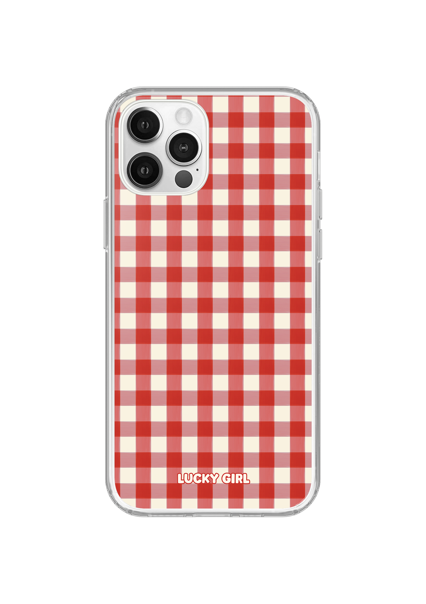 Apple Gingham Clear Case Insert