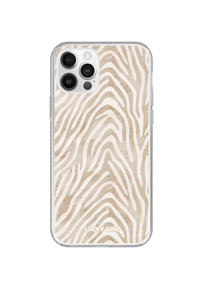 Sandstone Zebra Clear Case Insert