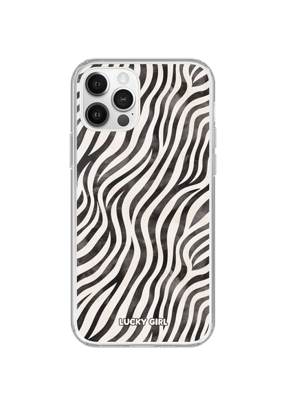 Classic Zebra Clear Case Insert