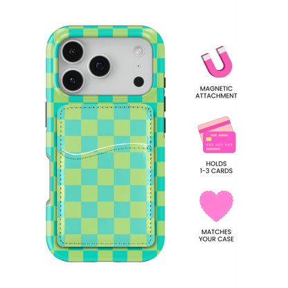 Gummy Bear Checkers MagSafe Card Holder