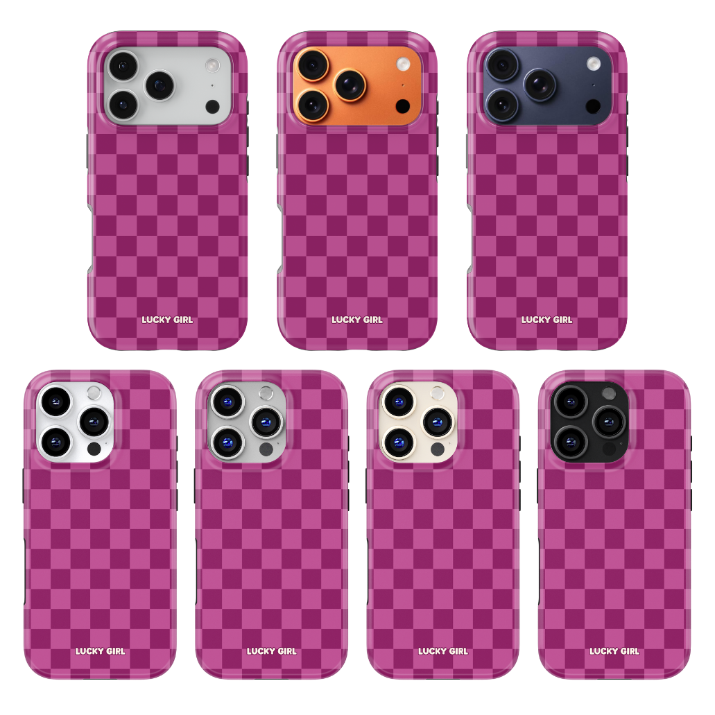 Velvet Checkers Phone Case