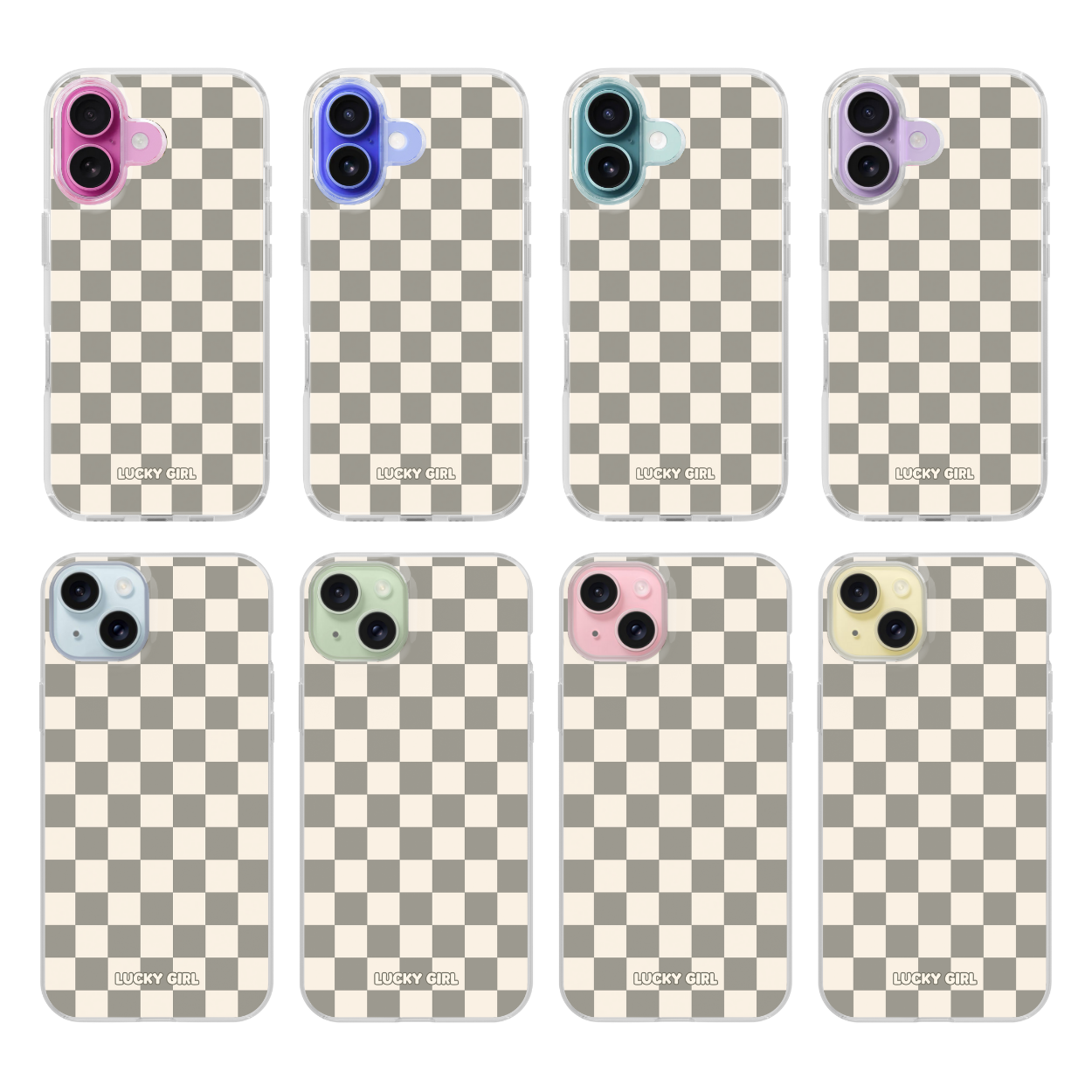 River Rock Checkers II Clear Case Insert