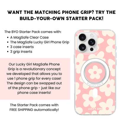 Pinky Swear Big Blooms Clear Case Insert