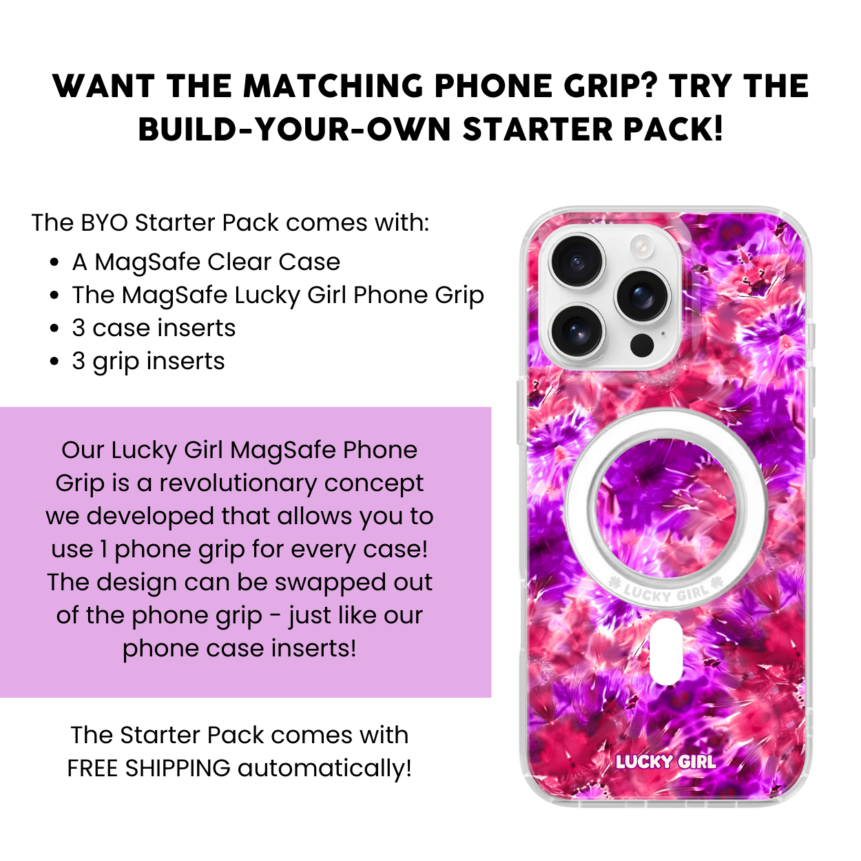 Electric Burst Clear Case Insert