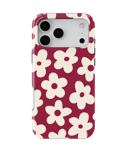 Black Cherry Big Blooms MagSafe Phone Case