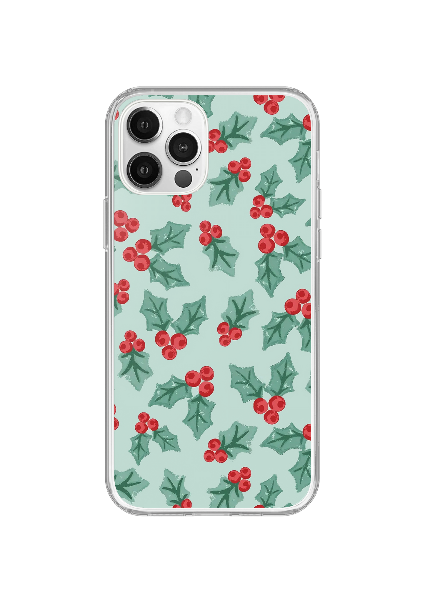 Holly Jolly Clear Case Insert