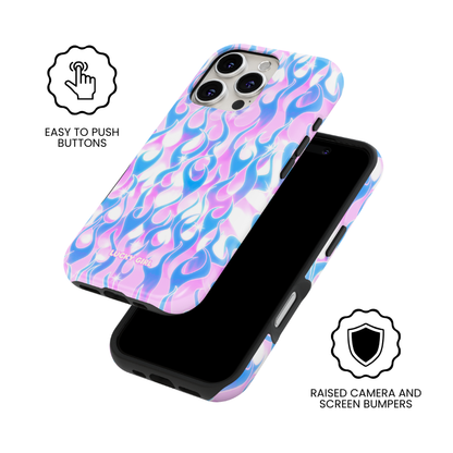 Ultraviolet Flames Phone Case