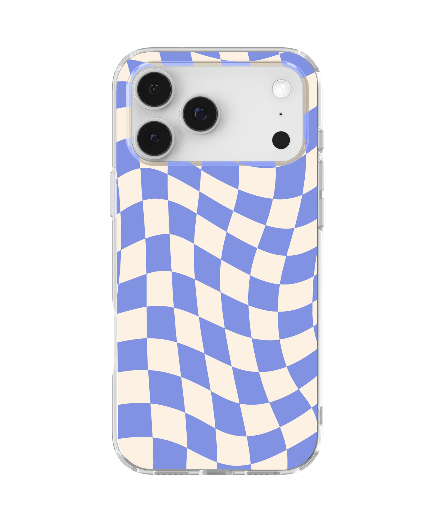 Bluebell Wavy Checkers II Clear Case Insert