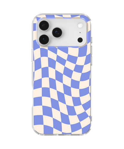 Bluebell Wavy Checkers II Clear Case Insert