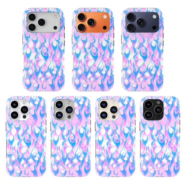 Ultraviolet Flames Phone Case