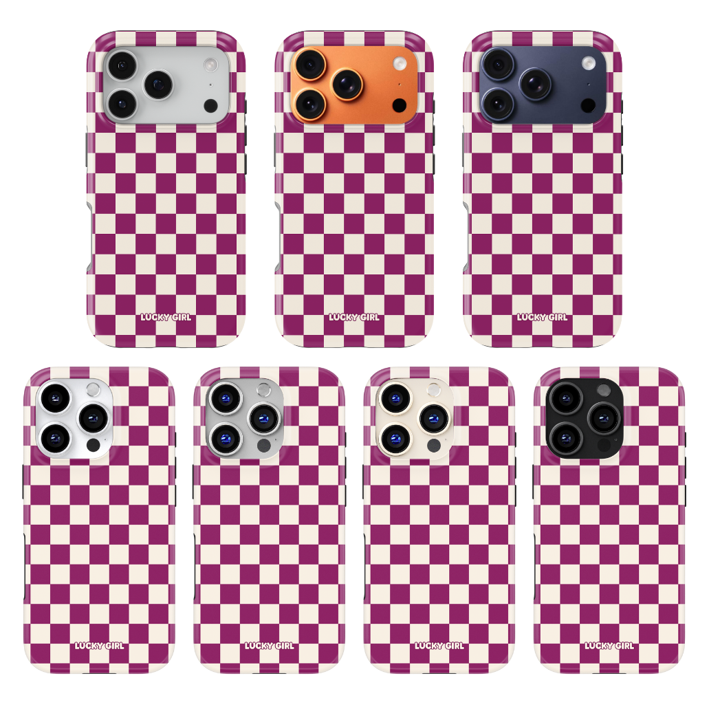 Velvet Checkers II Phone Case