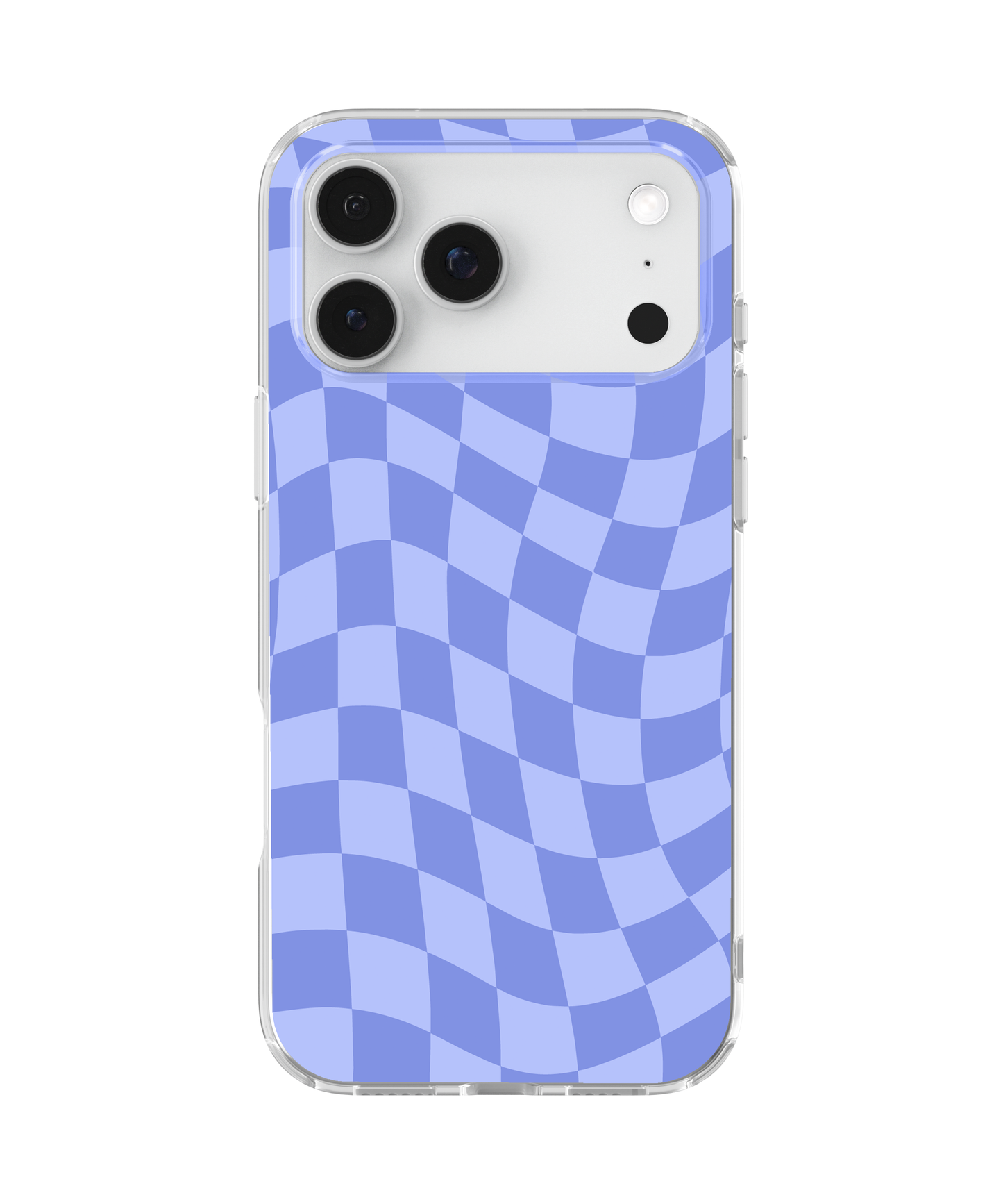 Bluebell Wavy Checkers Clear Case Insert