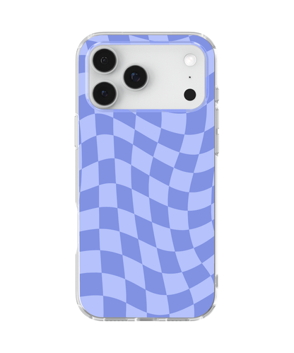 Bluebell Wavy Checkers Clear Case Insert