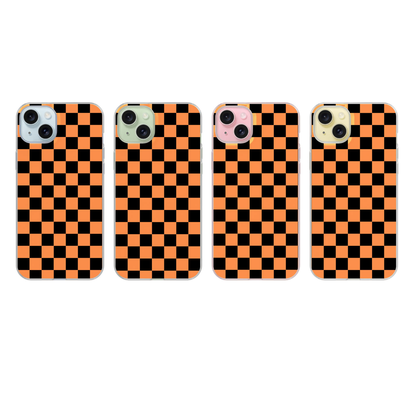 Classic Halloween Checkers Clear Case Insert