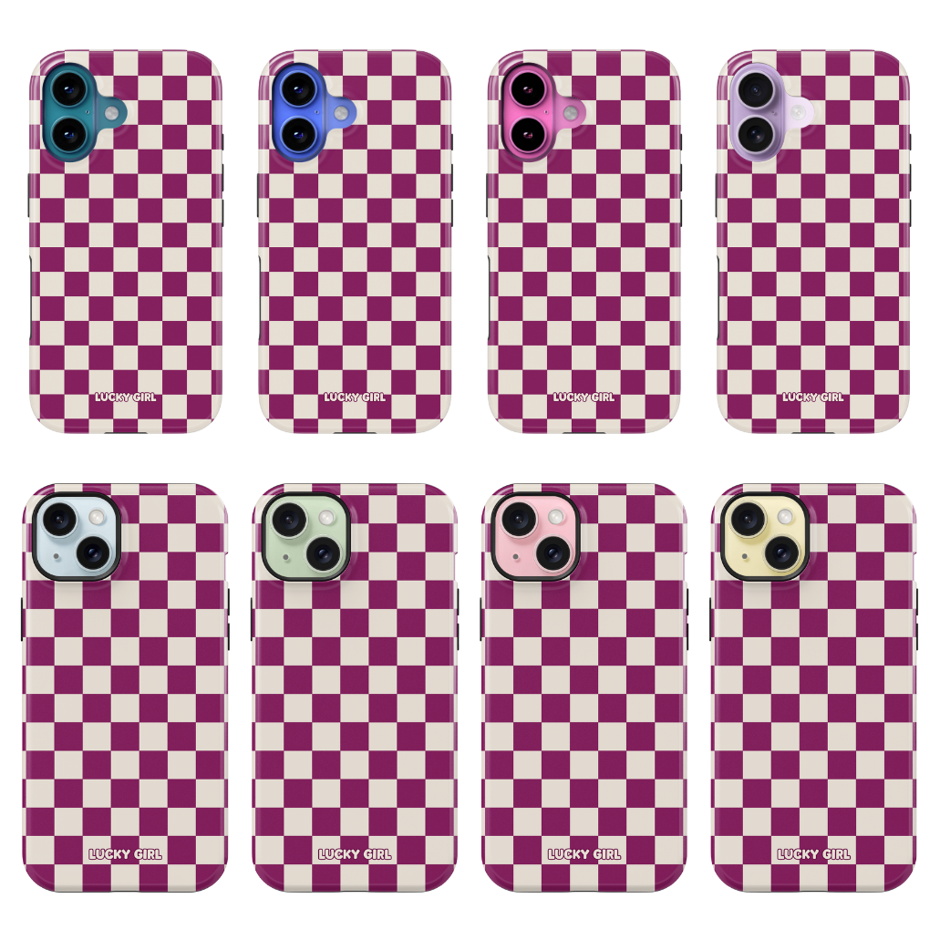 Velvet Checkers II Phone Case