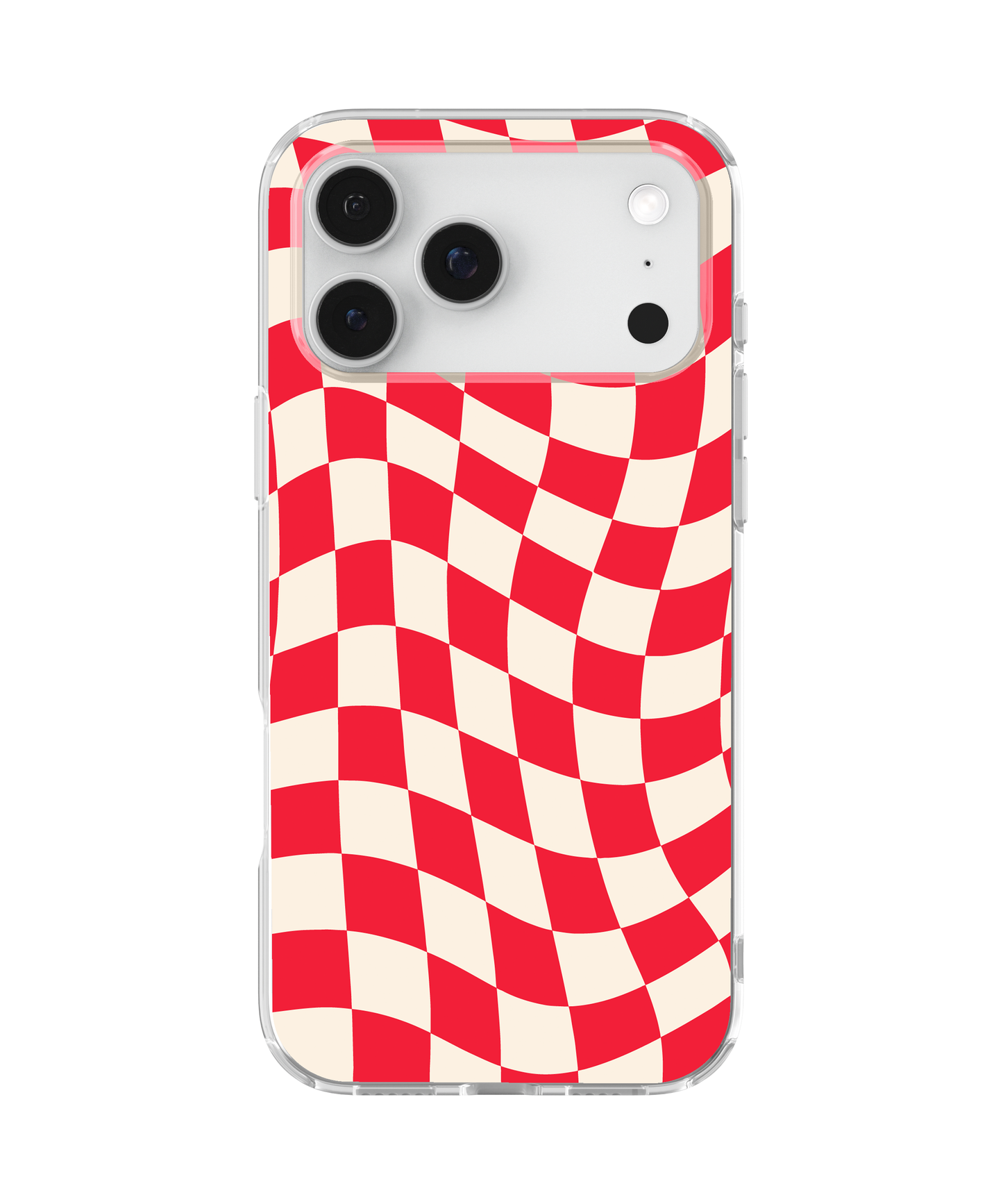 Vermillion Wavy Checkers II Clear Case Insert