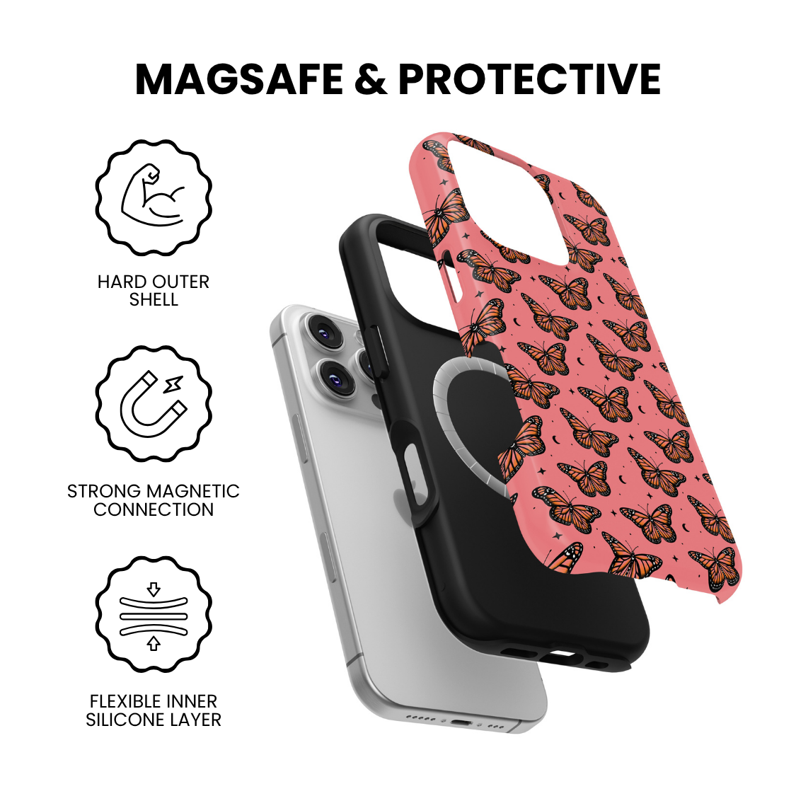 Meadow Wings MagSafe Phone Case