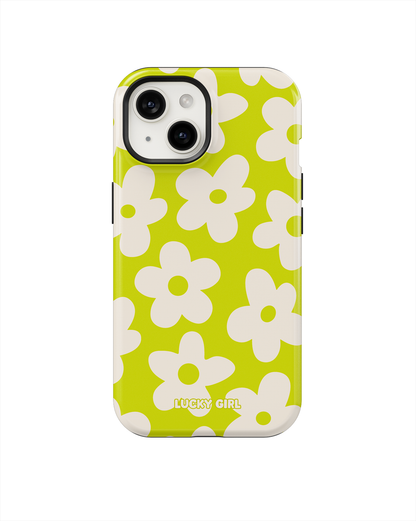 Electric Lime Big Blooms Phone Case
