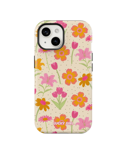 Polka Petals Phone Case