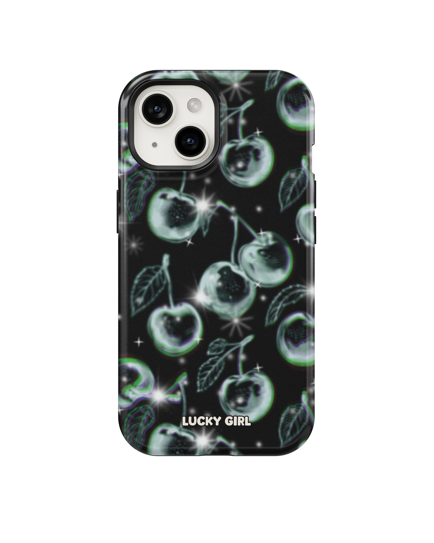 Chrome Cherries Phone Case