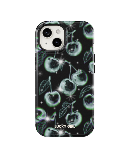Chrome Cherries Phone Case