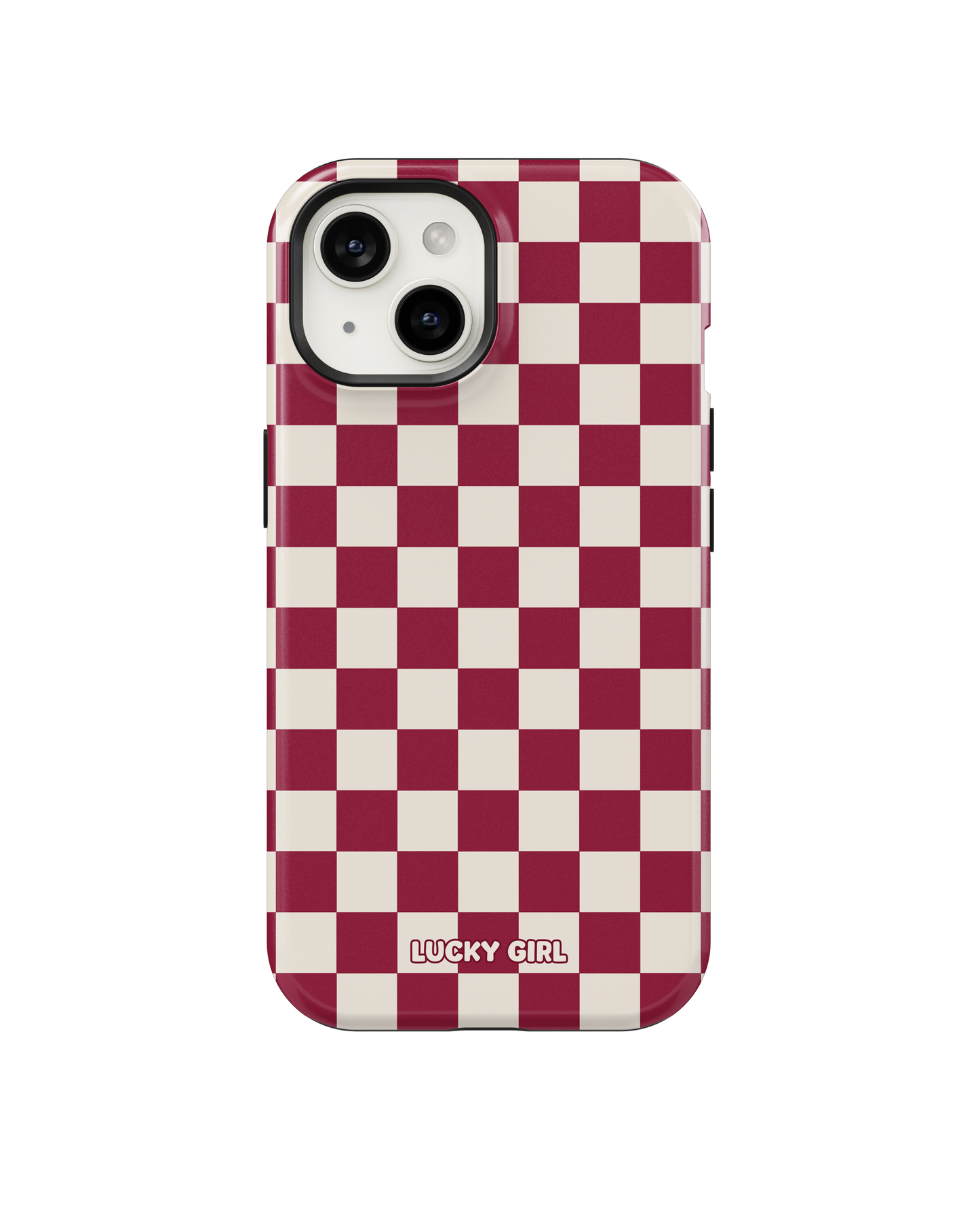 Black Cherry Checkers II MagSafe Phone Case