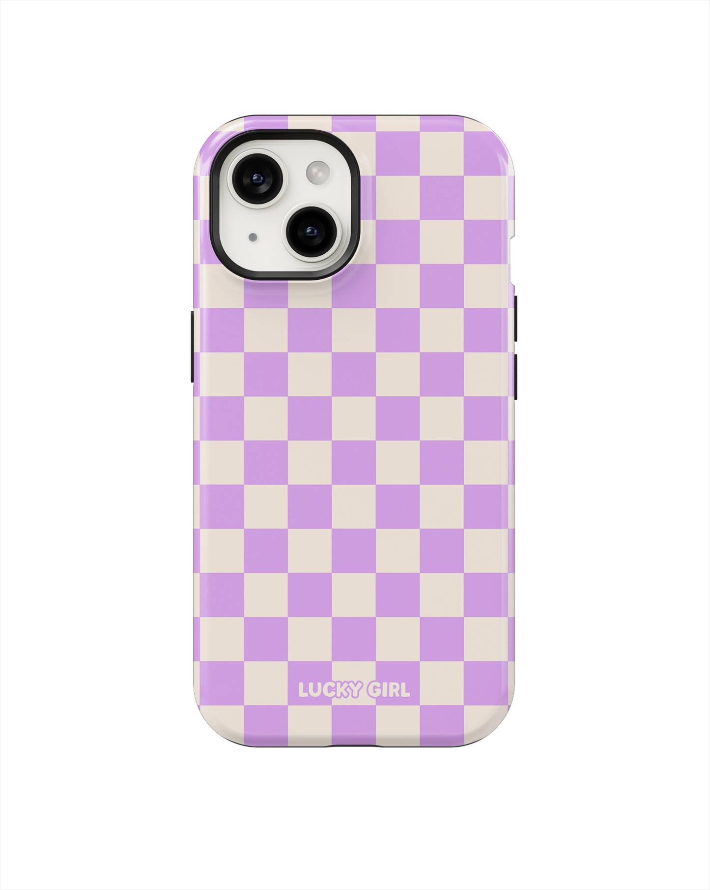 Lavender Checkers II Phone Case