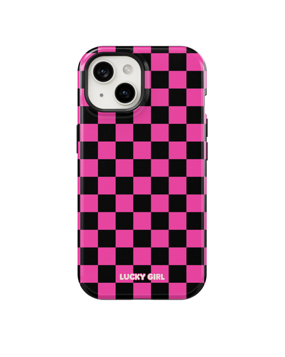 Raspberry Checkers Phone Case