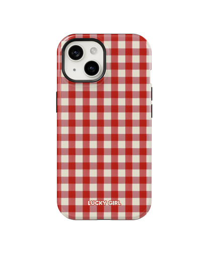 Apple Gingham Phone Case