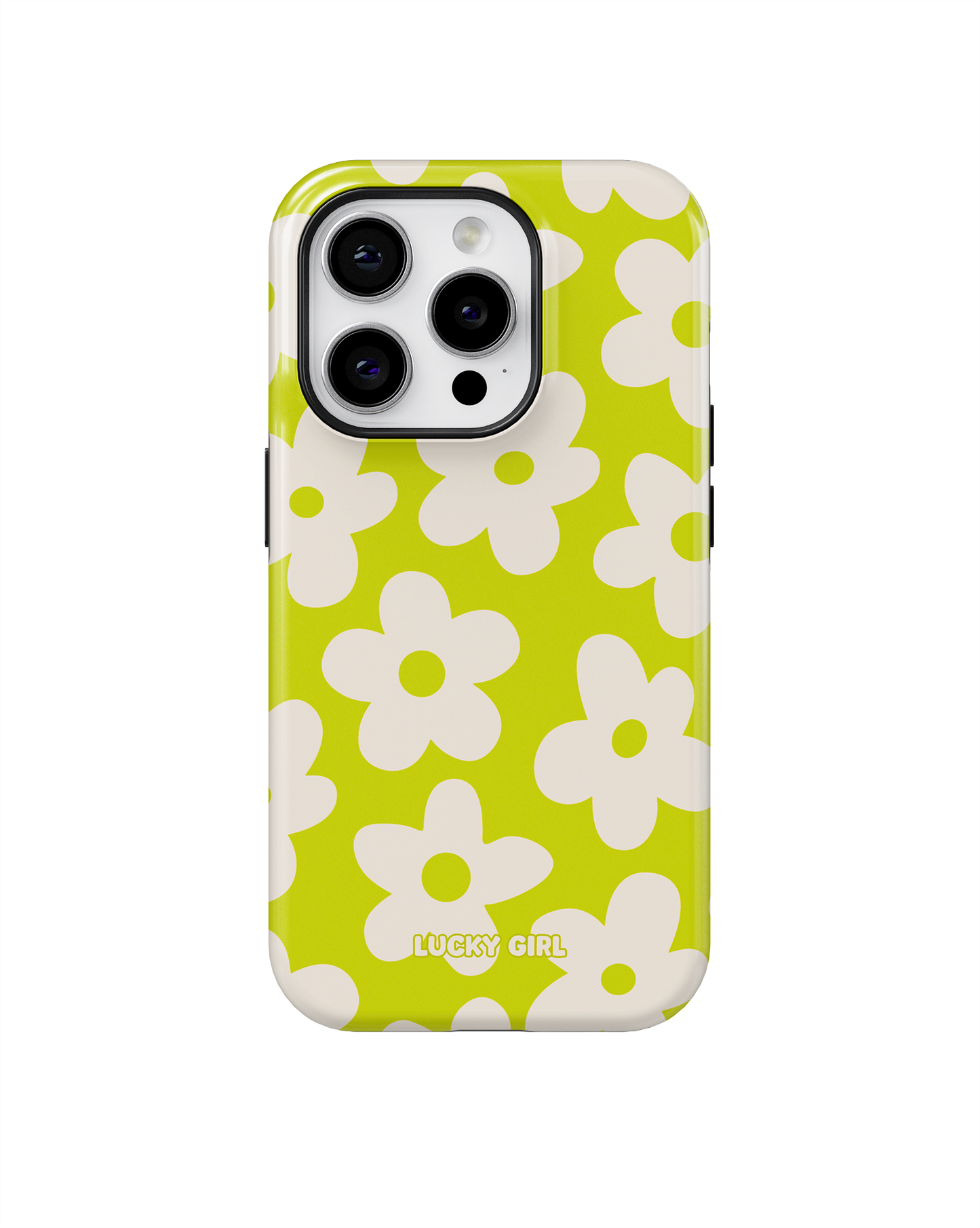 Electric Lime Big Blooms Phone Case