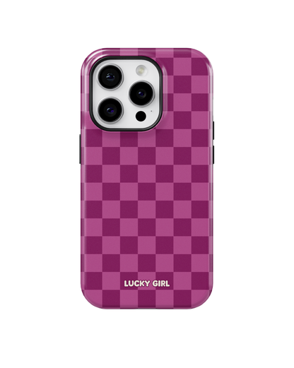 Velvet Checkers Phone Case