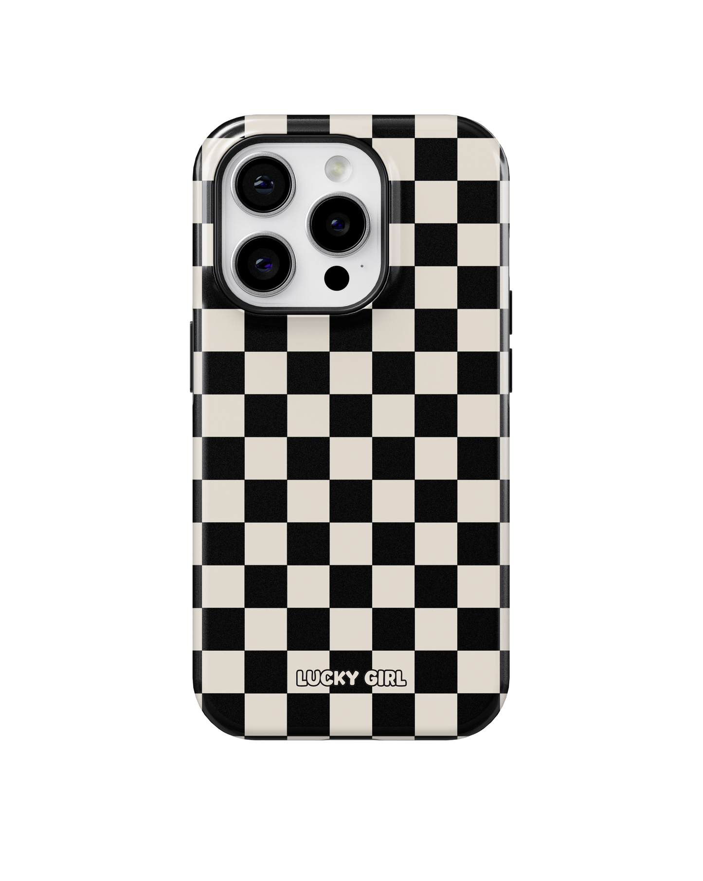 Onyx Checkers II Phone Case