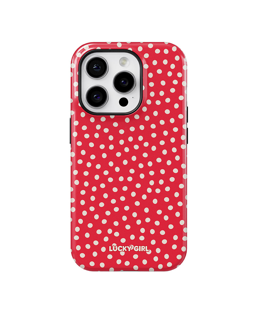 Vermillion Dots Phone Case