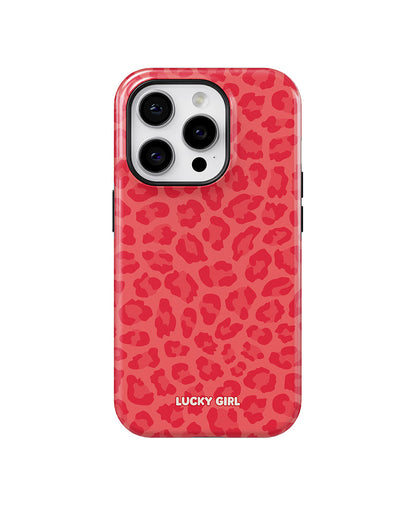 Vermillion Leopard Phone Case