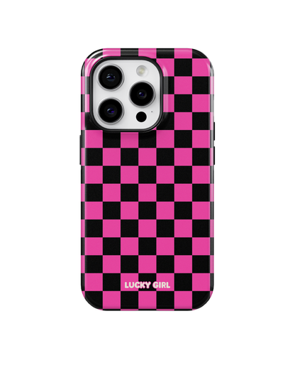 Raspberry Checkers Phone Case
