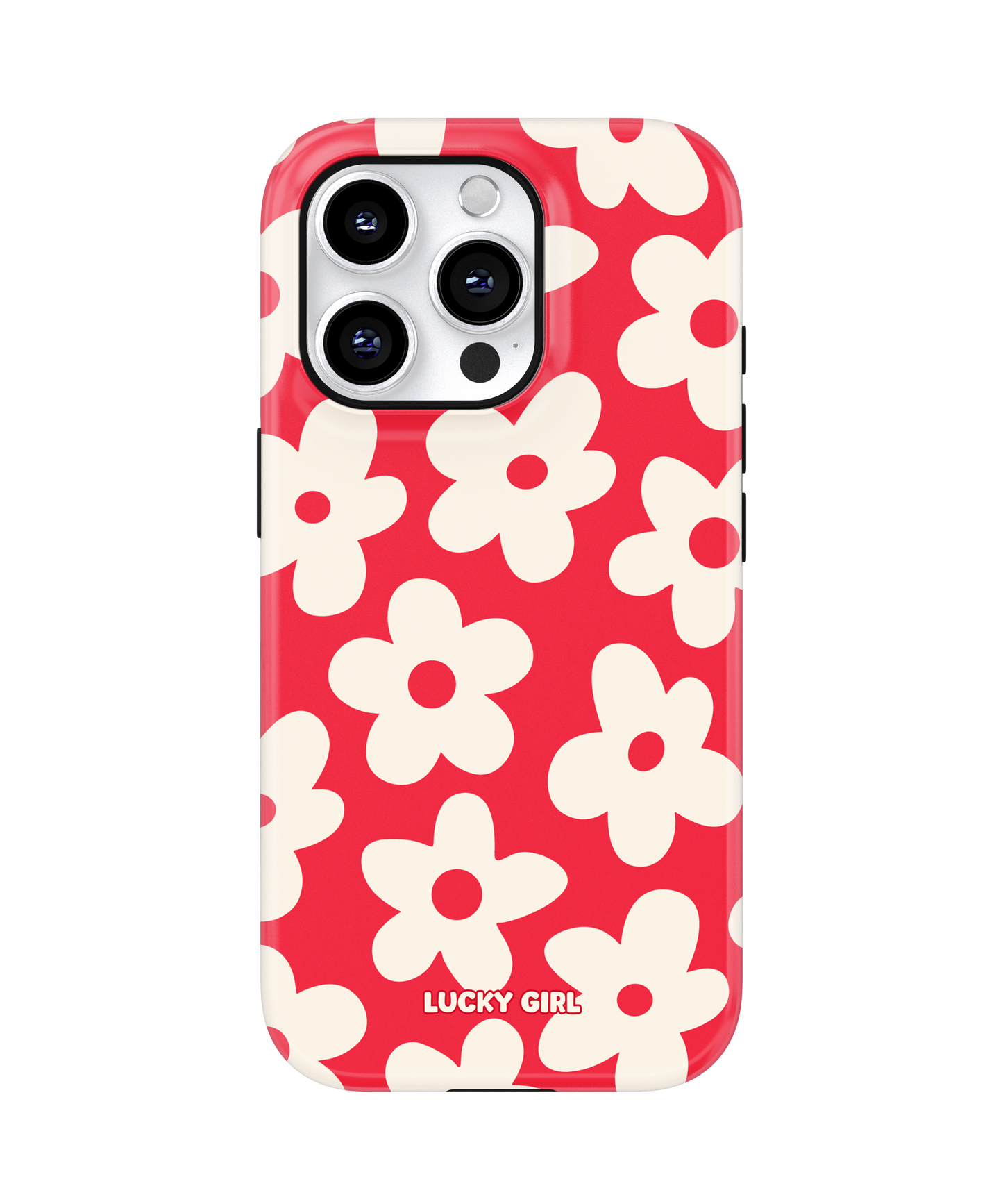 Vermillion Big Blooms Phone Case