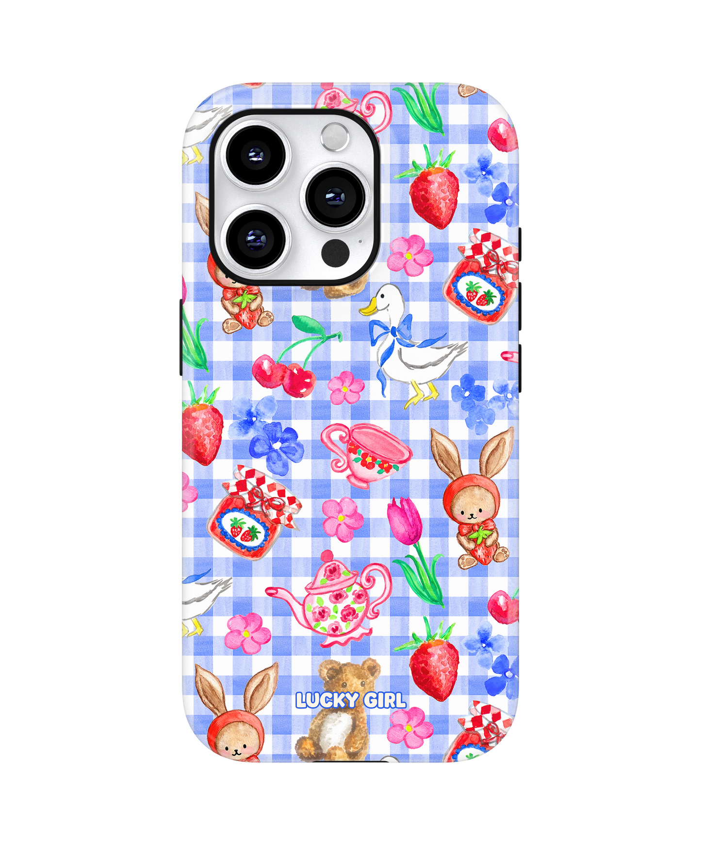 Gingham Goose Phone Case