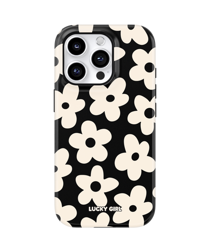 Onyx Big Blooms Phone Case